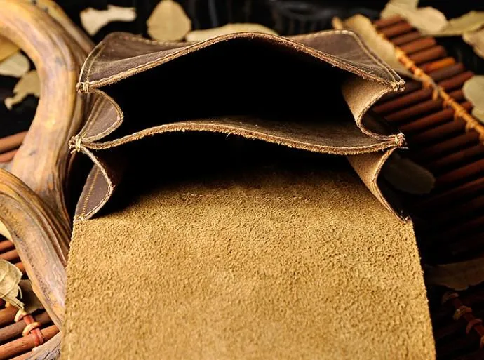 Small Leather Belt Pouch Mens Holsters Belt Cases Cell Phone Waist Pouch for Men