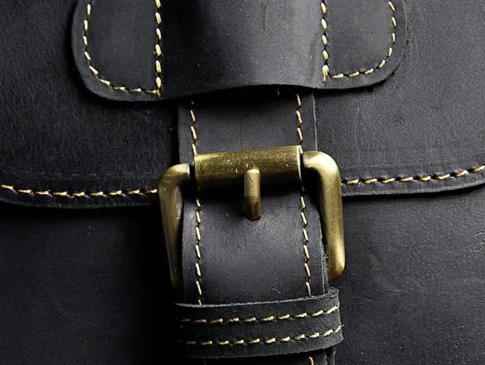 Small Leather Belt Pouch Mens Holsters Belt Cases Cell Phone Waist Pouch for Men