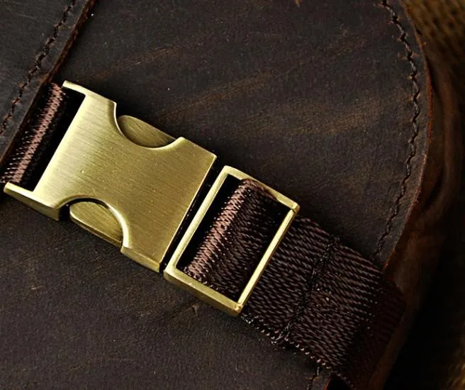 Small Mens Leather Belt Pouch Holster Belt Cases Cell Phone Waist Pouch for Men