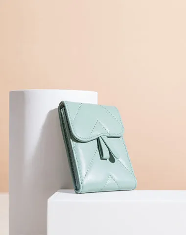 Small Women Leather Card Holder Small Card Wallet Sheepskin Card Holder Credit Card Holder For Women