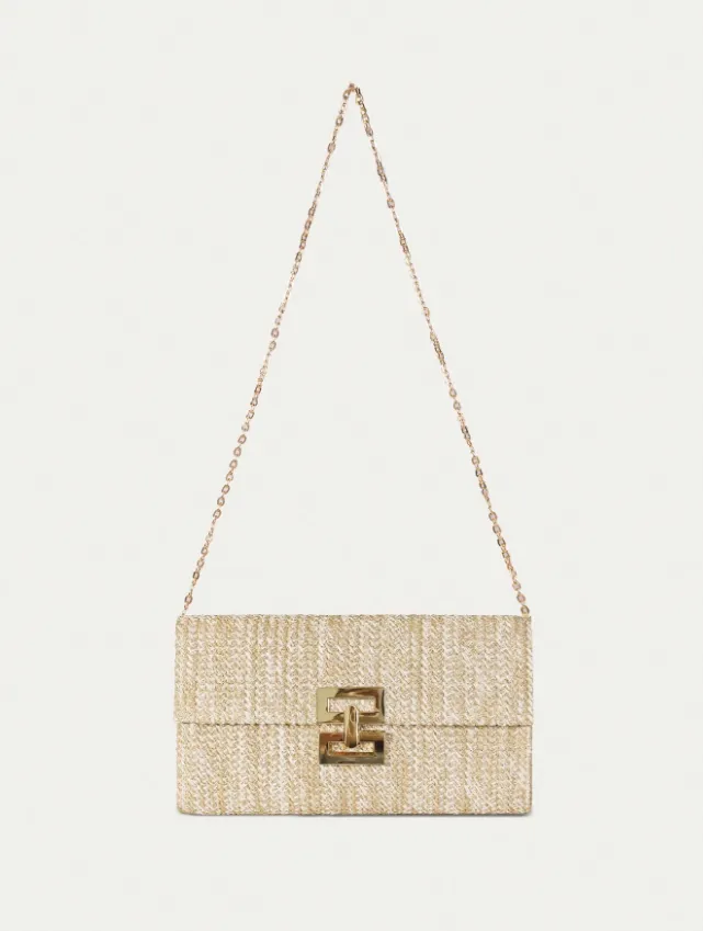 Sunset Stroll Woven Clutch