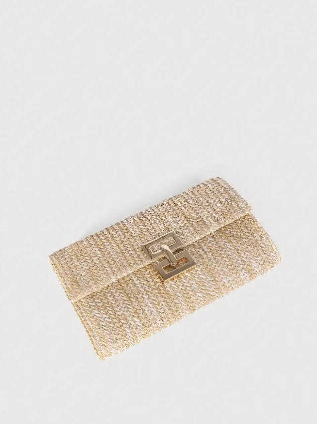 Sunset Stroll Woven Clutch