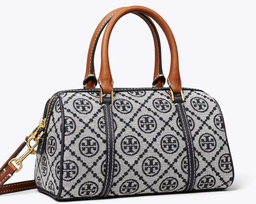 T MONOGRAM PETITE BARREL BAG