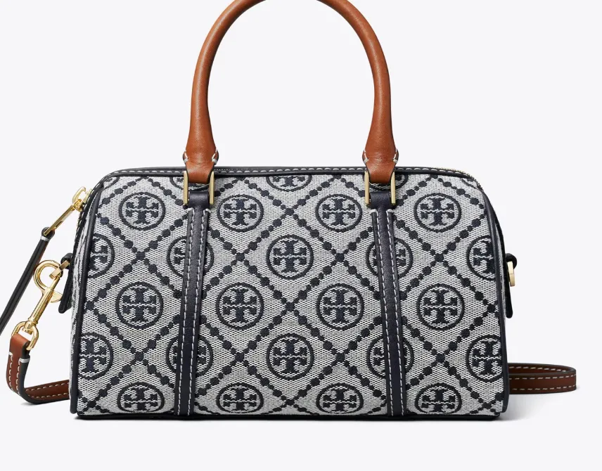T MONOGRAM PETITE BARREL BAG