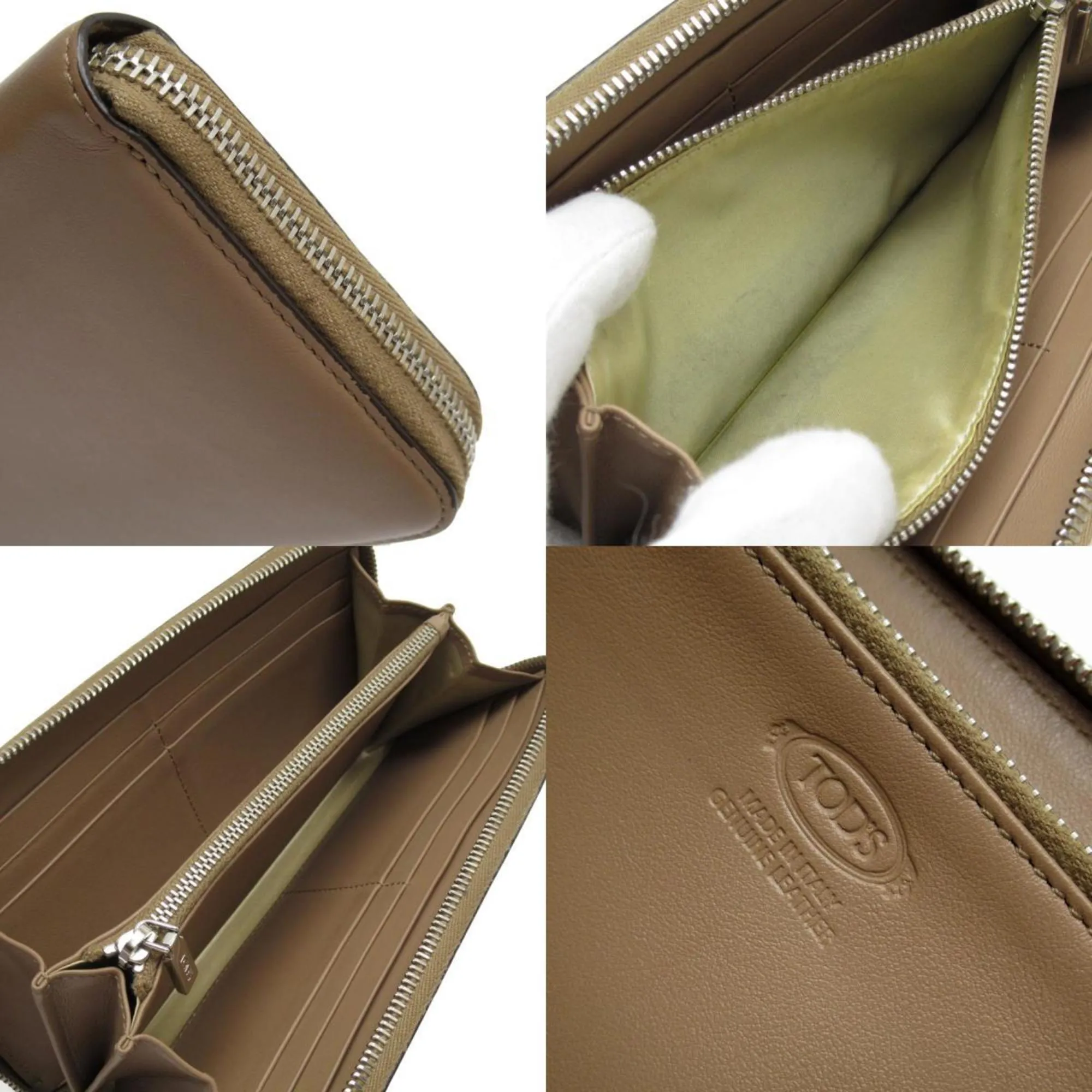 Tod's Leather Long Wallet (Bi-Fold) (Pre-Owned)