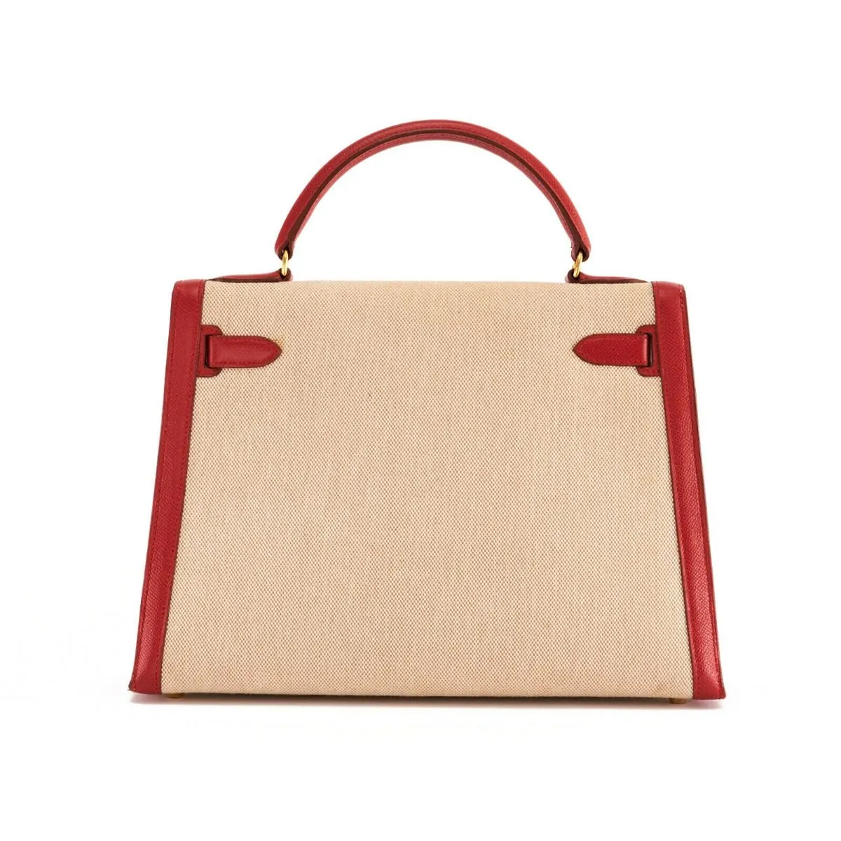 Toile Rouge 32cm Kelly Bag