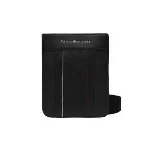 Tommy Hilfiger Black Polyethylene Messenger Bag
