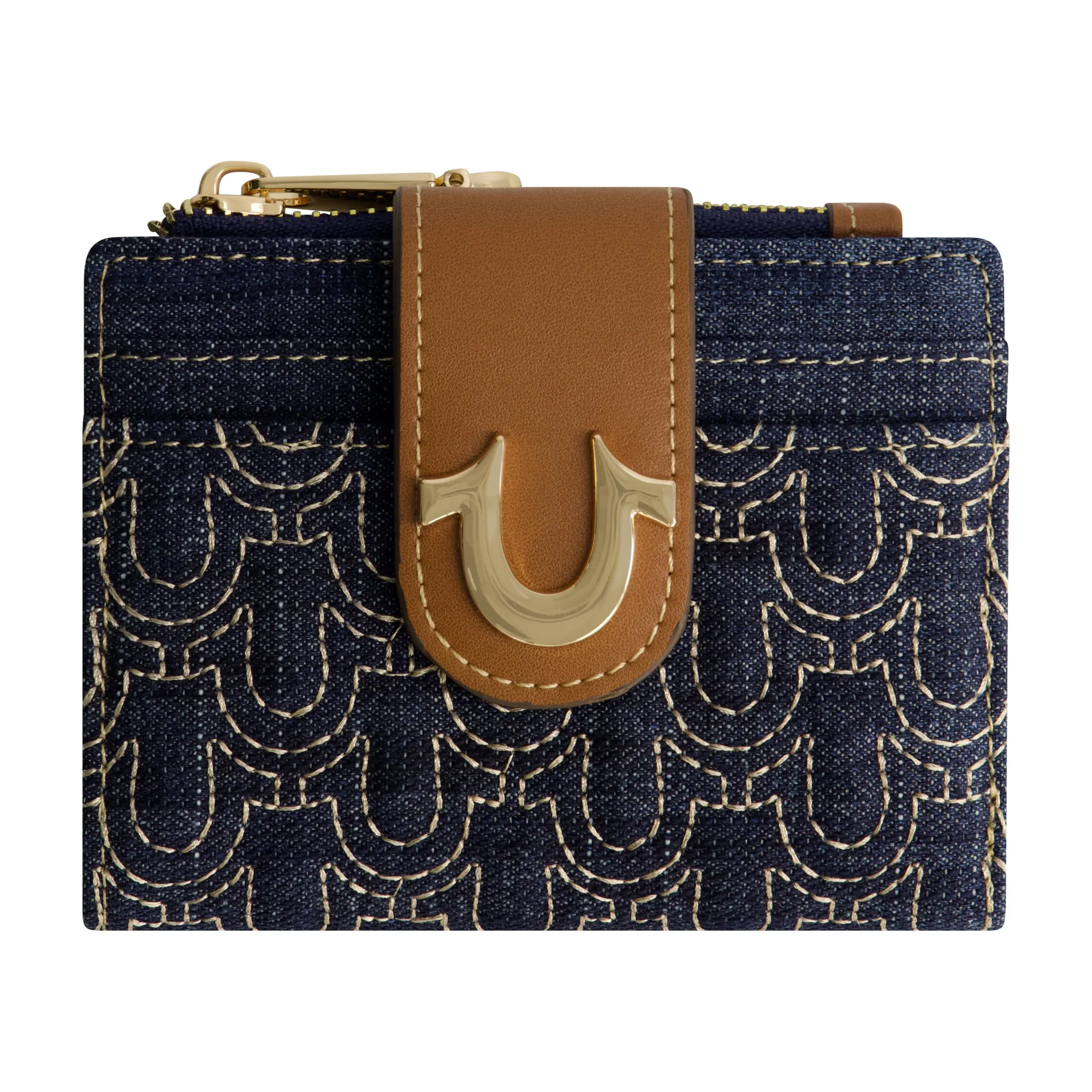 True Religion Horseshoe Quilted Small Wallet