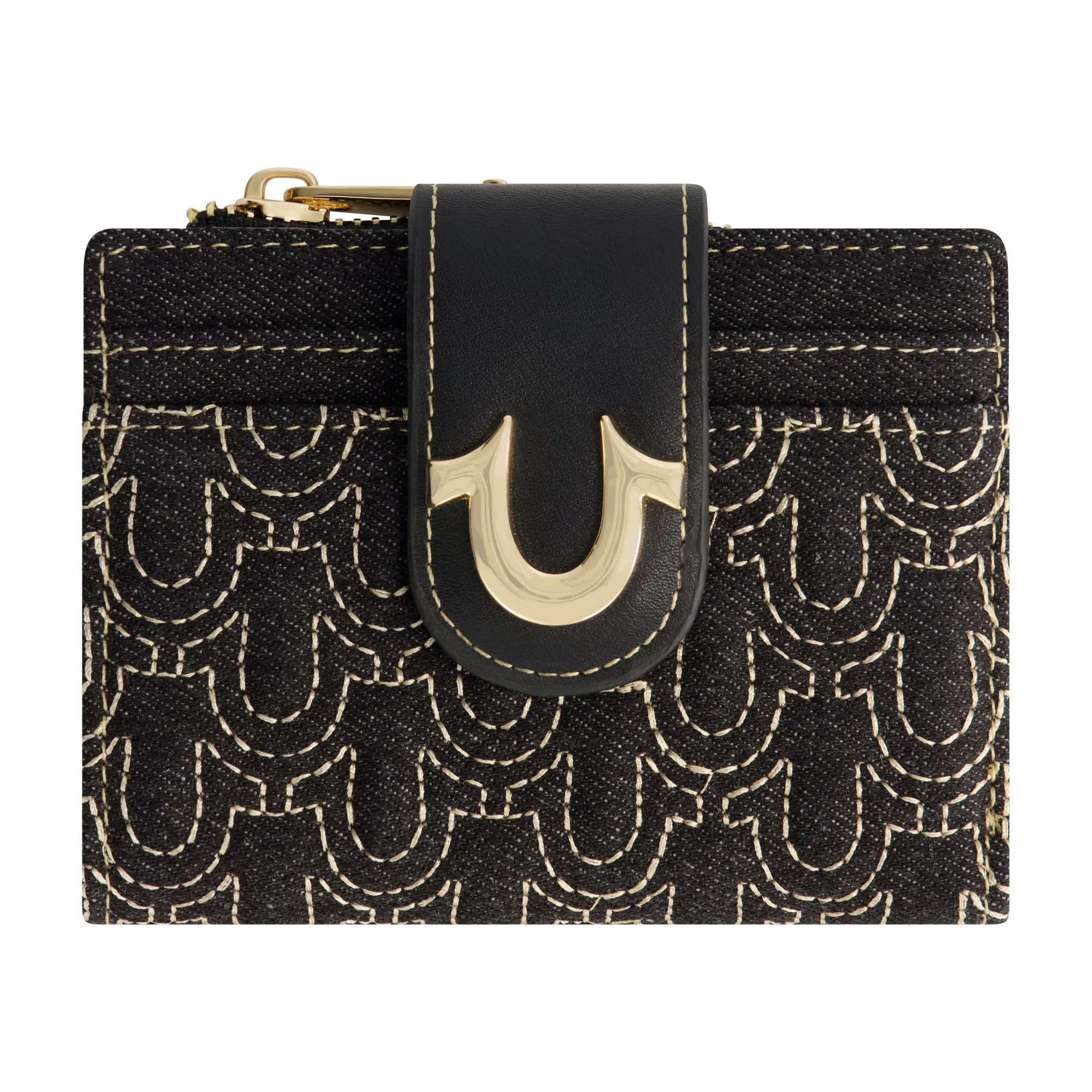 True Religion Horseshoe Quilted Small Wallet