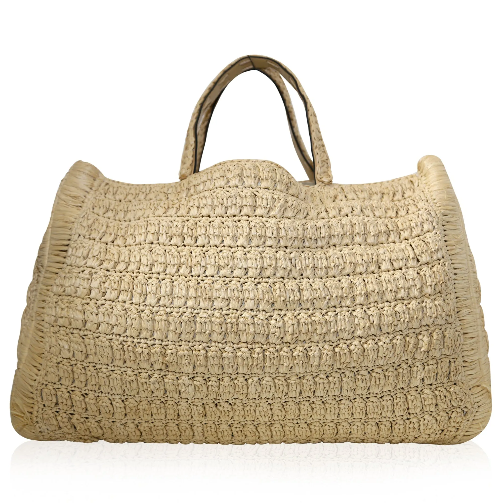 Valentino Crochet Tote Bag