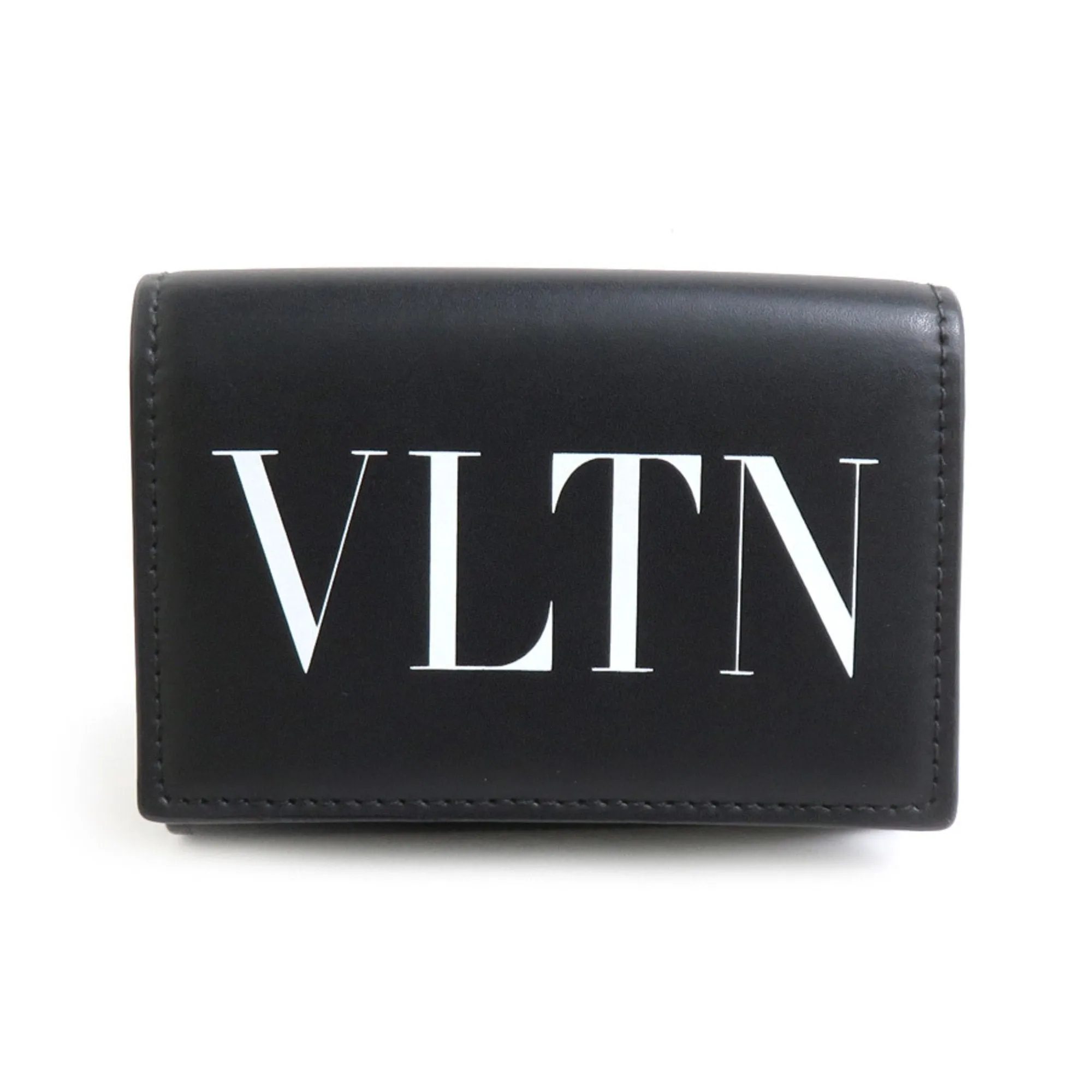 Valentino Garavani Leather Wallet (Tri-Fold) (Pre-Owned)