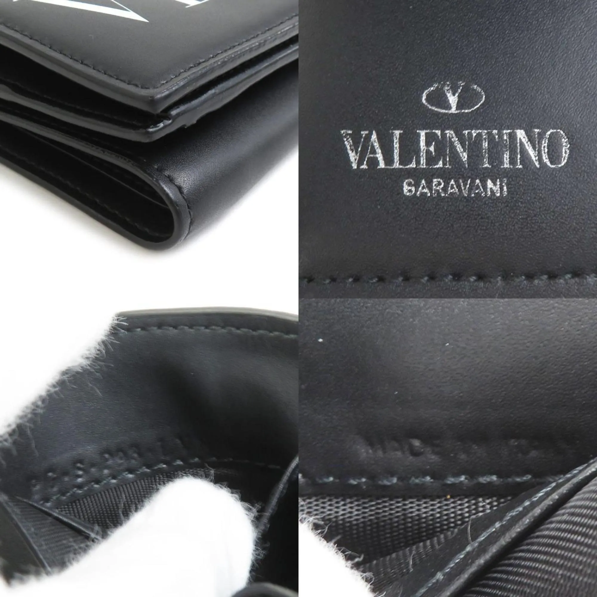 Valentino Garavani Leather Wallet (Tri-Fold) (Pre-Owned)