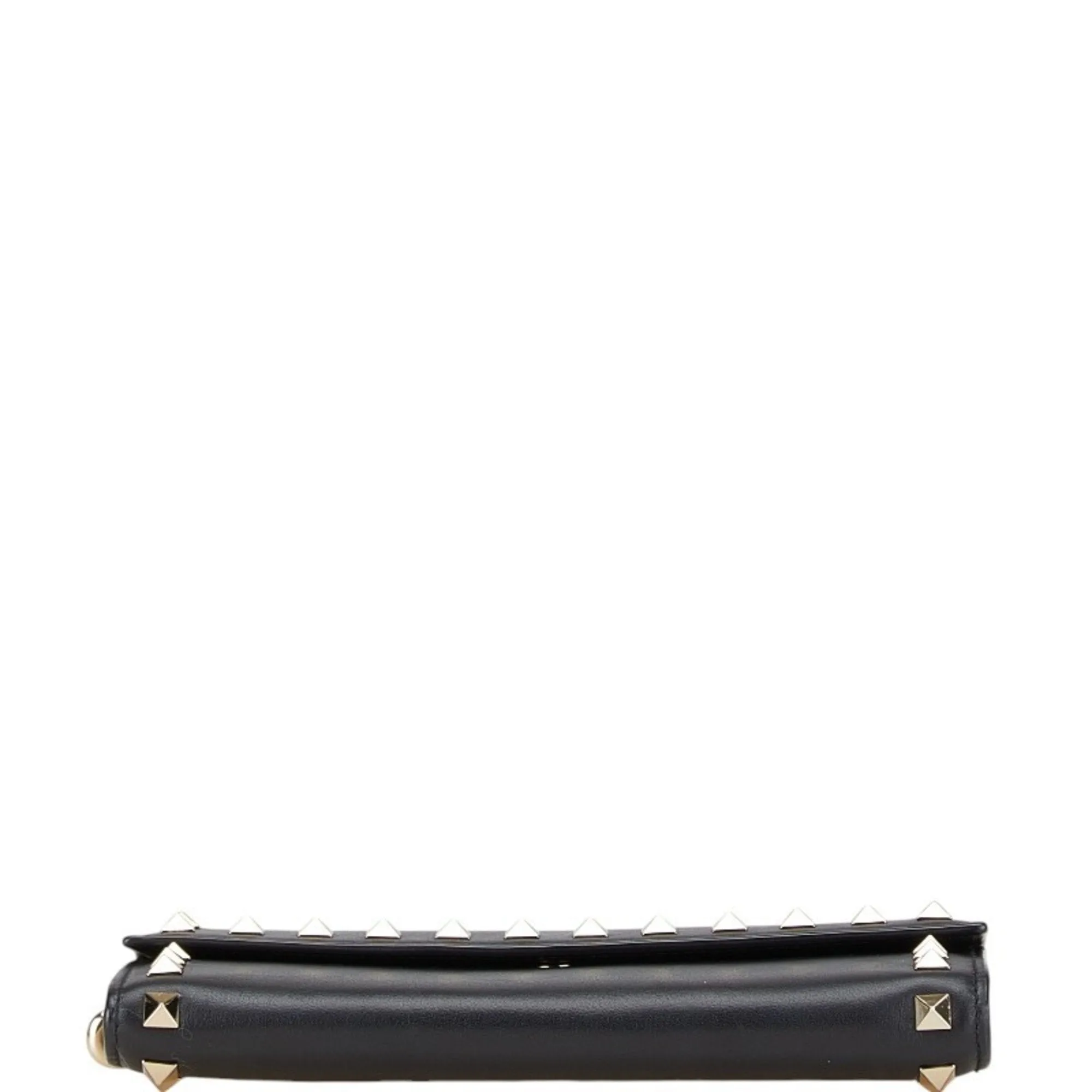 Valentino gold Leather Long Wallet (Bi-Fold) (Pre-Owned)