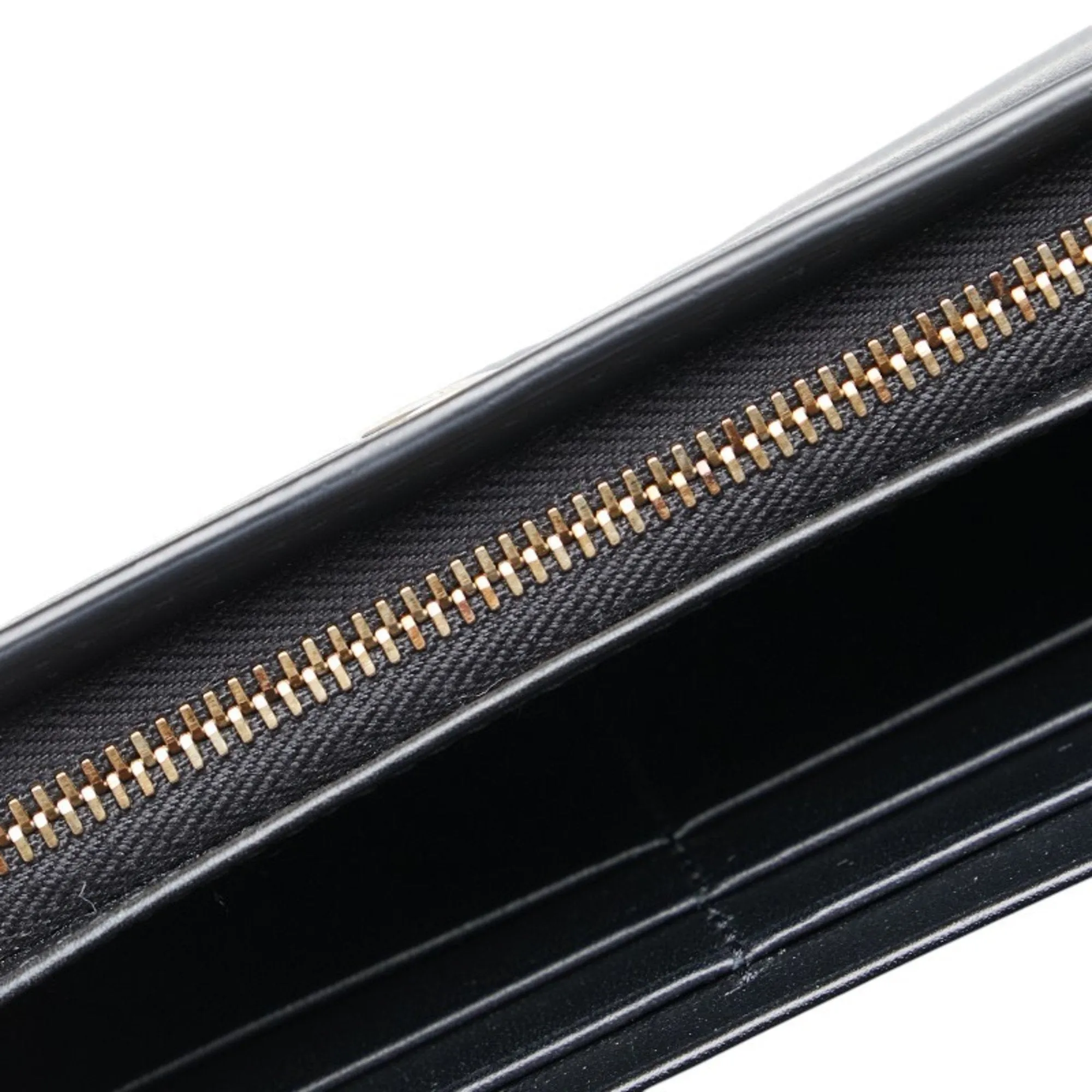 Valentino gold Leather Long Wallet (Bi-Fold) (Pre-Owned)