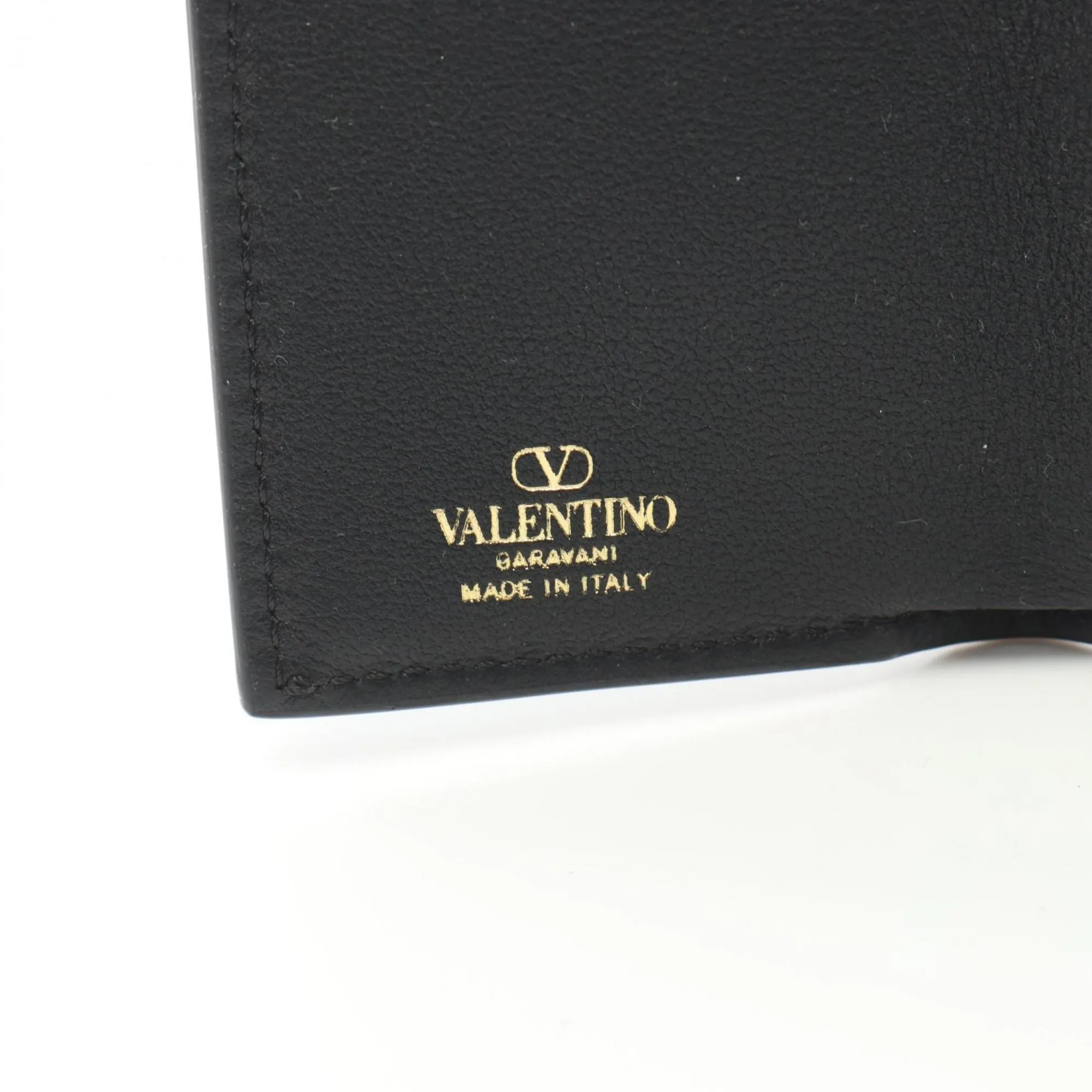Valentino Leather Wallet (Tri-Fold) (Pre-Owned)