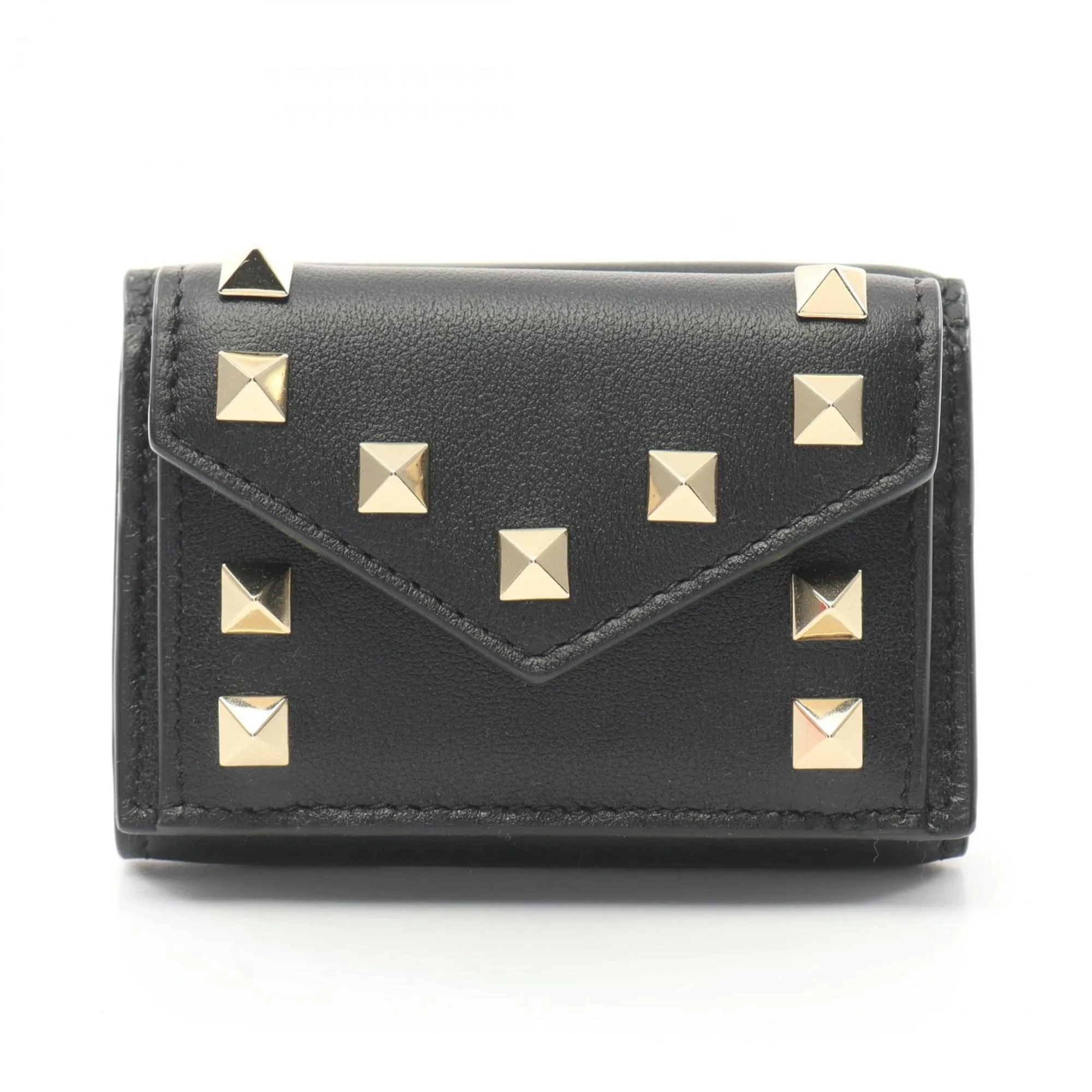 Valentino Leather Wallet (Tri-Fold) (Pre-Owned)