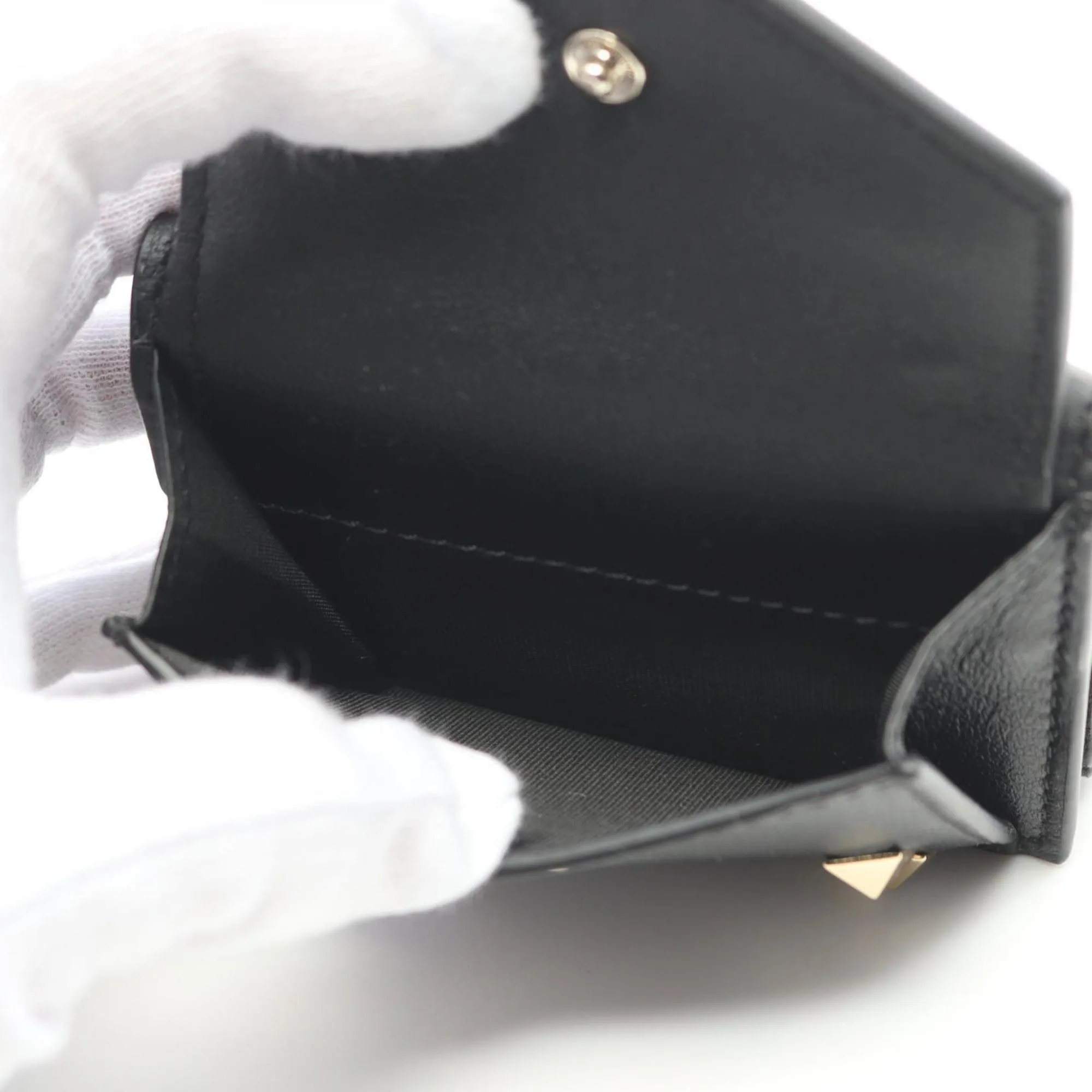Valentino Leather Wallet (Tri-Fold) (Pre-Owned)