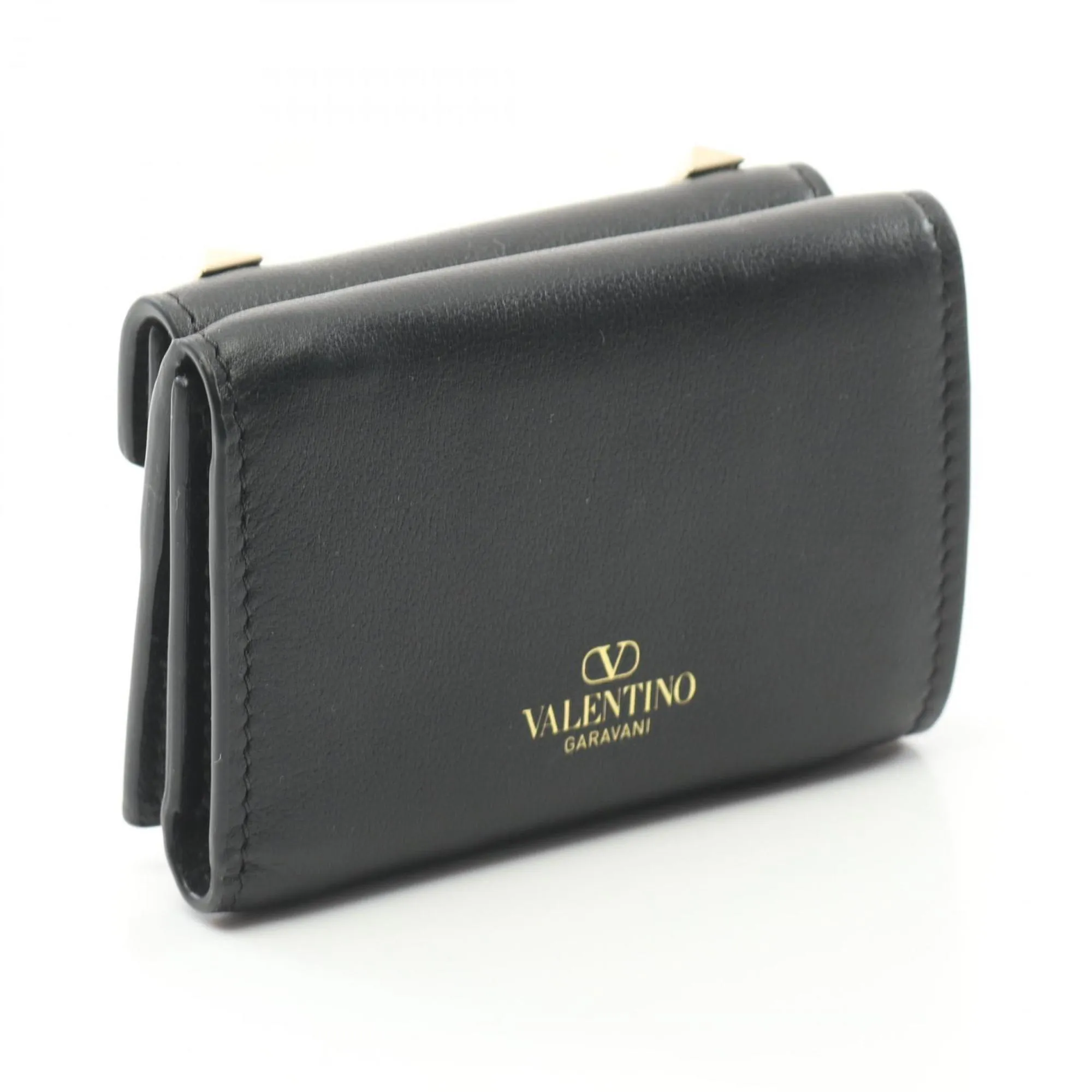 Valentino Leather Wallet (Tri-Fold) (Pre-Owned)