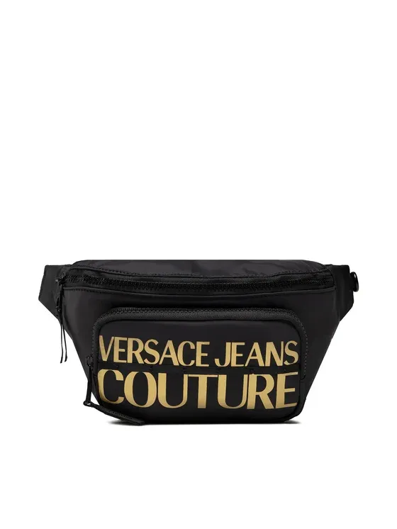 V.E.R.S.A.C.E J.E.A.N.S Couture Black Waist Bag