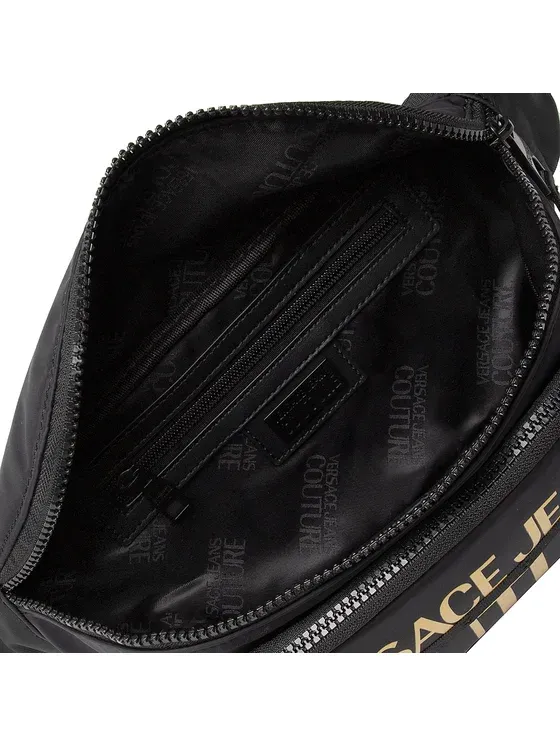V.E.R.S.A.C.E J.E.A.N.S Couture Black Waist Bag