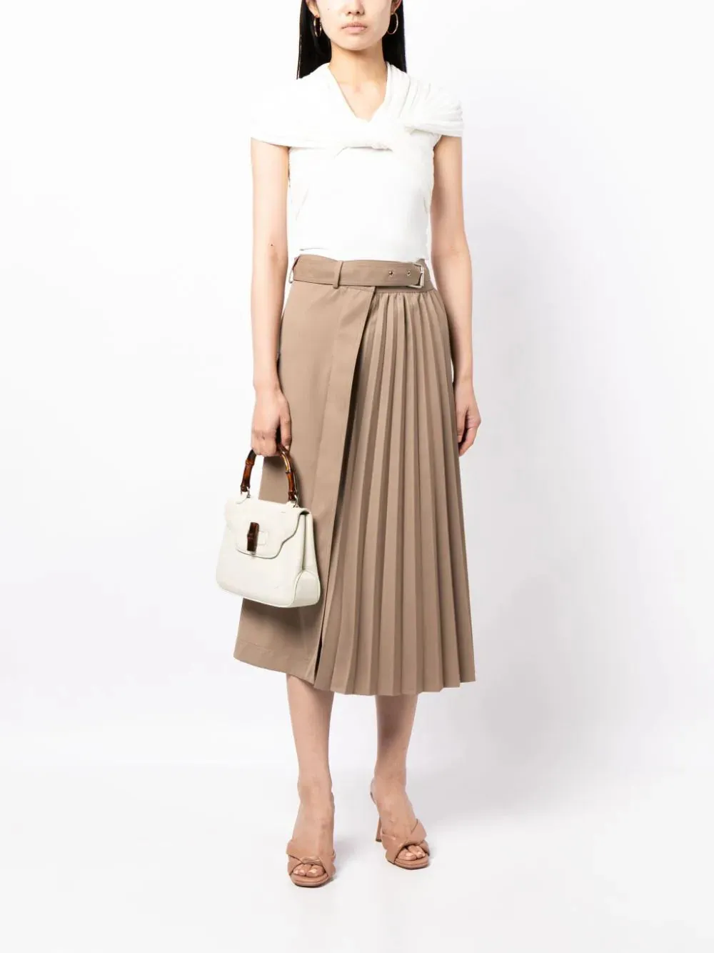 Vintage Bamboo Top Handle Bag