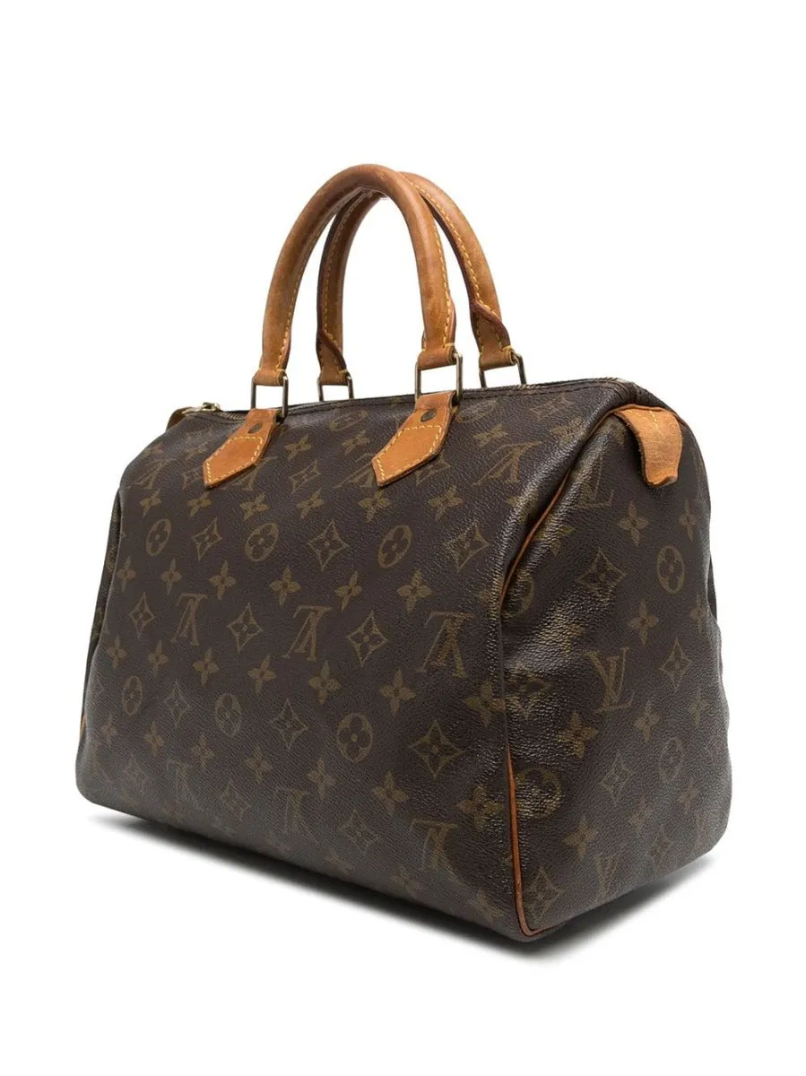 Vintage Canvas Monogram Speedy 30 Bag