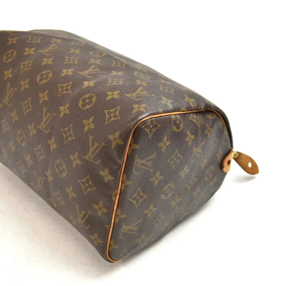 Vintage Canvas Monogram Speedy 30 Bag