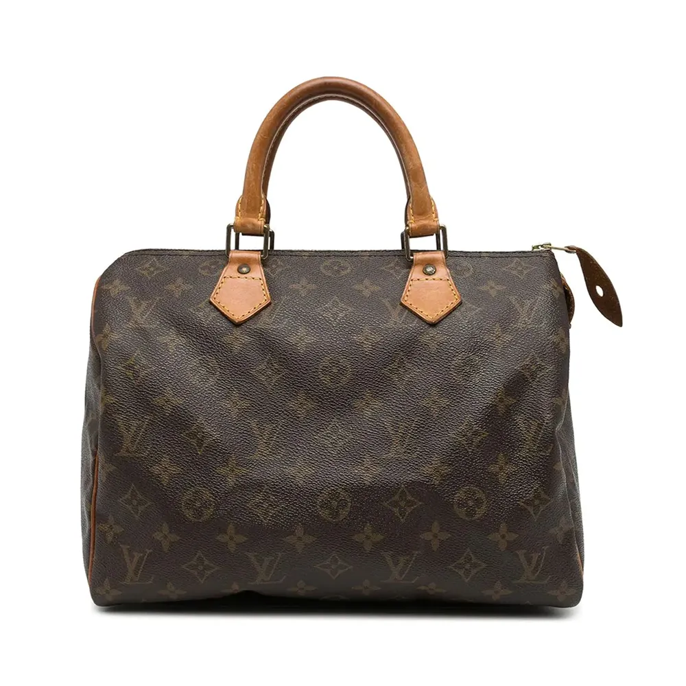 Vintage Canvas Monogram Speedy 30 Bag