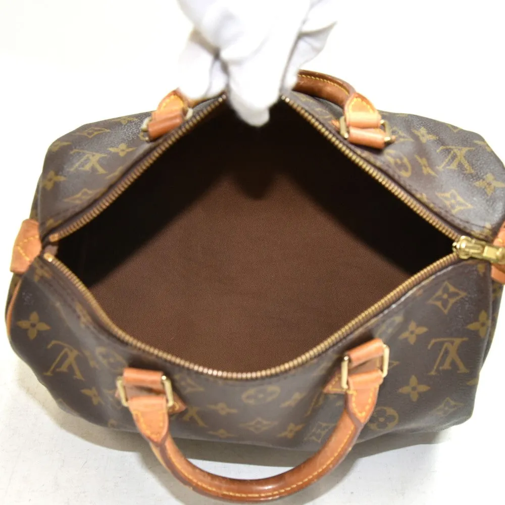 Vintage Canvas Monogram Speedy 30 Bag