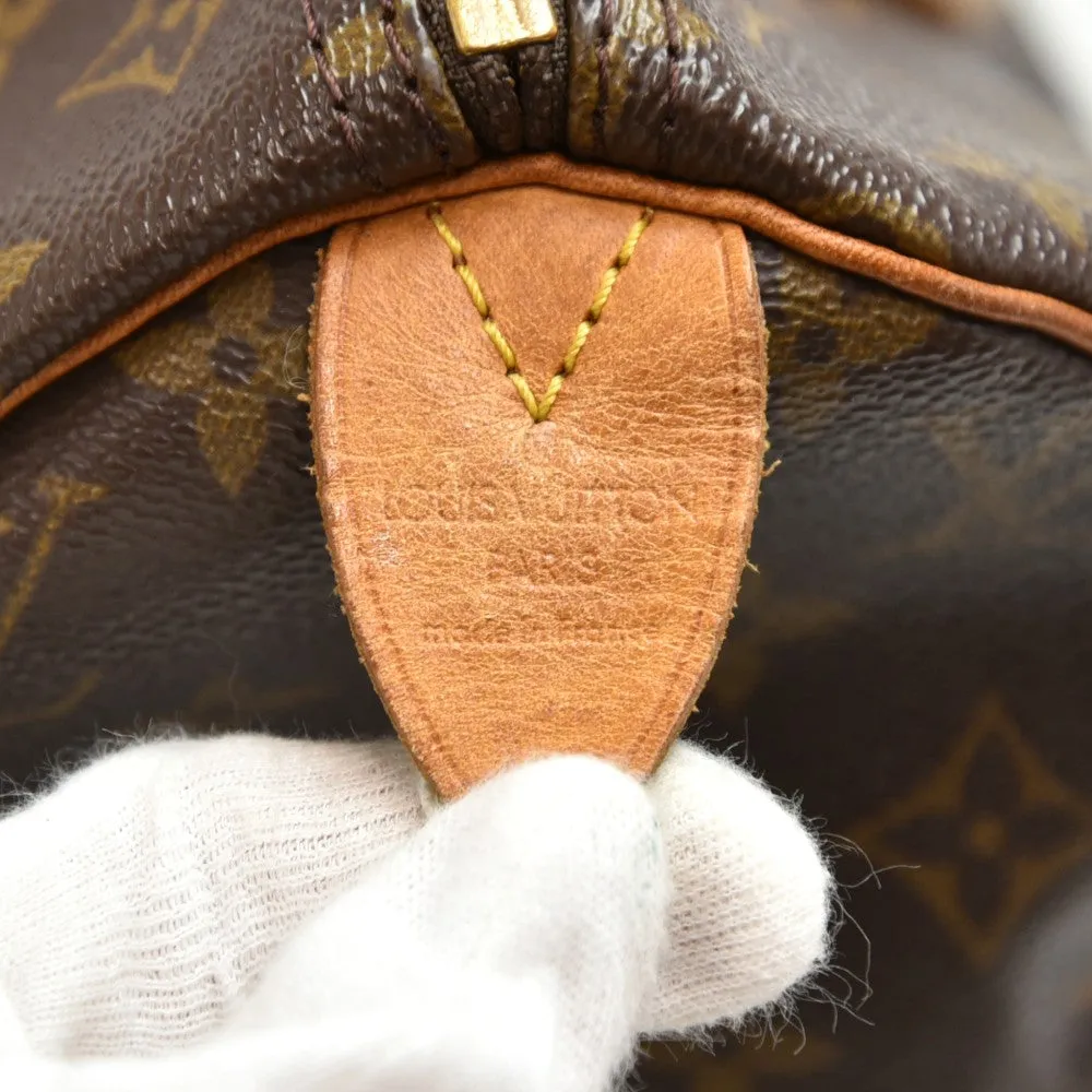 Vintage Canvas Monogram Speedy 30 Bag