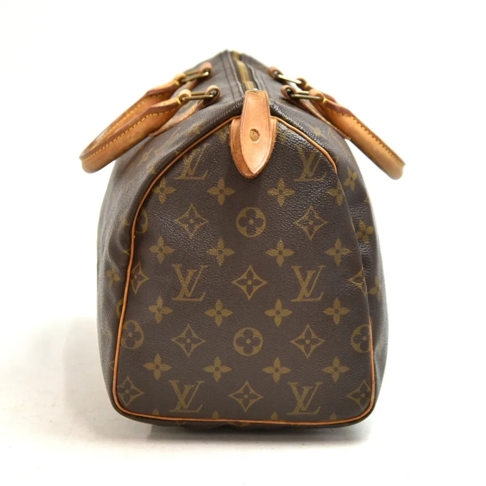 Vintage Canvas Monogram Speedy 30 Bag