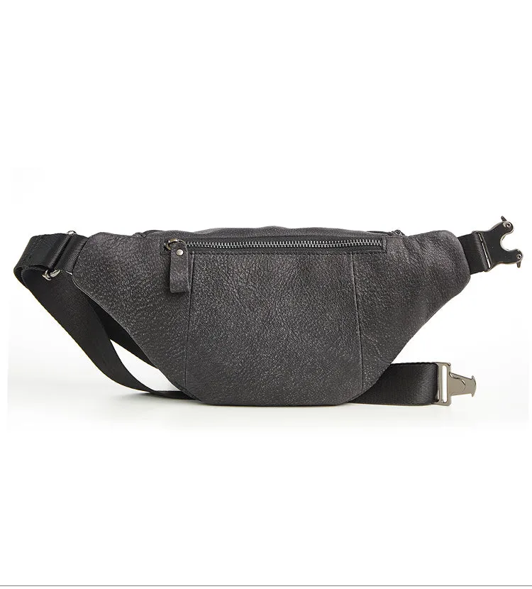 Vintage LEATHER MENS FANNY PACK Cool BUMBAG WAIST BAG FOR MEN
