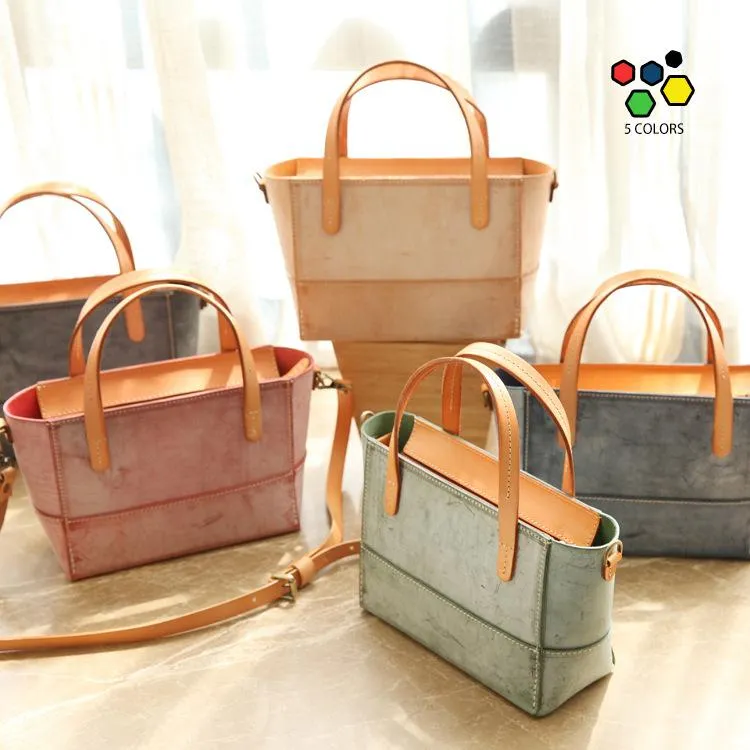 Vintage Womens Beige Leather Handbag Tote Purse Tote Handmade Shopper Side Tote Bag for Men