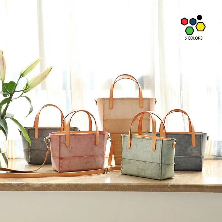 Vintage Womens Beige Leather Handbag Tote Purse Tote Handmade Shopper Side Tote Bag for Men