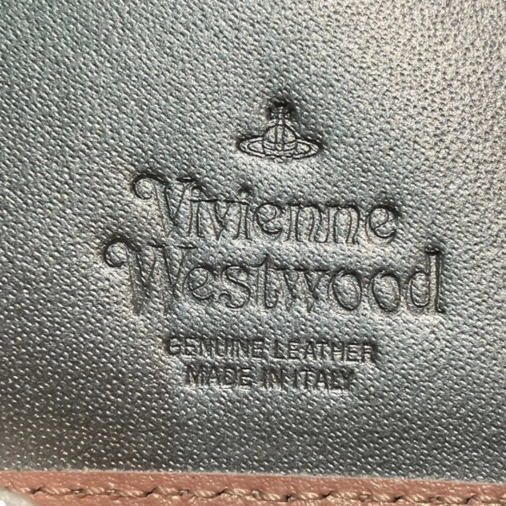 Vivienne Westwood pink Leather Wallet (Bi-Fold) (Pre-Owned)