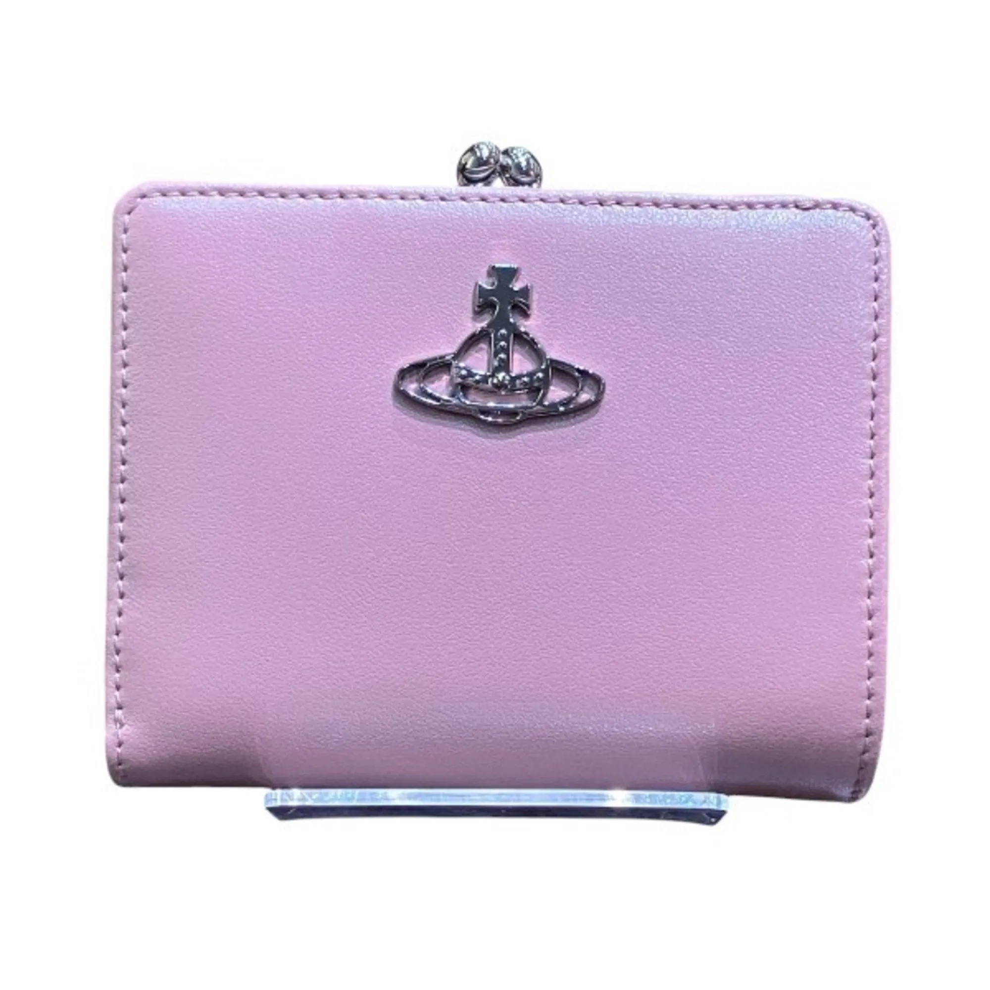 Vivienne Westwood pink Leather Wallet (Bi-Fold) (Pre-Owned)