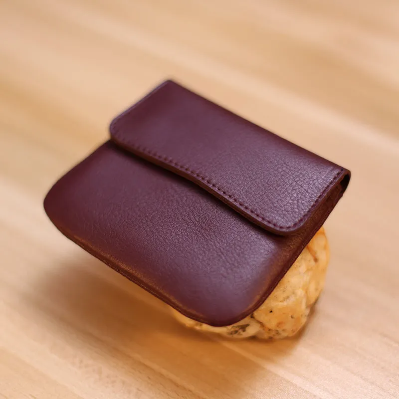 Wine Cute Women Leather Card Wallet Mini Coin Wallets Slim Wine Card Holder Wallets For Women