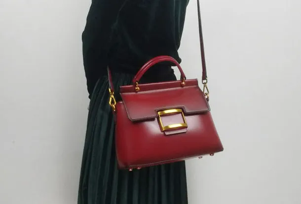 Women Leather Handbag Purse Shoulder Bag for Women Leather Crossbody Bag