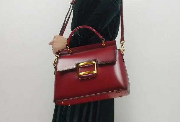 Women Leather Handbag Purse Shoulder Bag for Women Leather Crossbody Bag