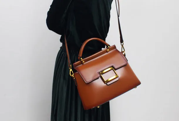 Women Leather Handbag Purse Shoulder Bag for Women Leather Crossbody Bag