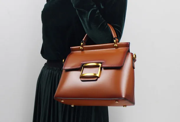 Women Leather Handbag Purse Shoulder Bag for Women Leather Crossbody Bag