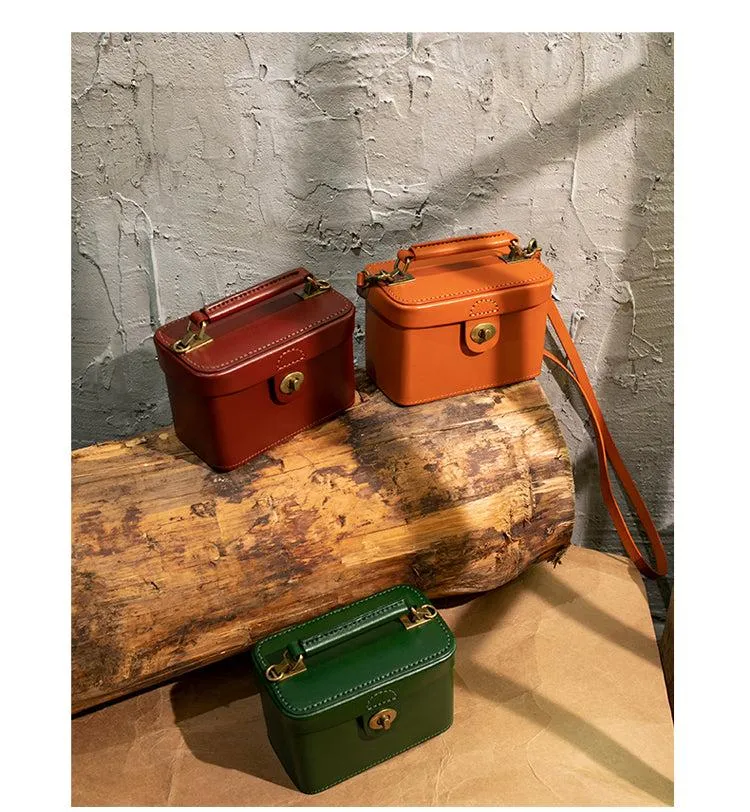 Womens Box Handbags Box Style Purse Box Purses Handbags Handmade Leather Box Bag Box Crossbody Bag