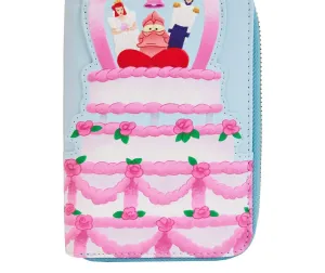 Women's Disney Little Mermaid Wedding Cake Wallet In Blue
