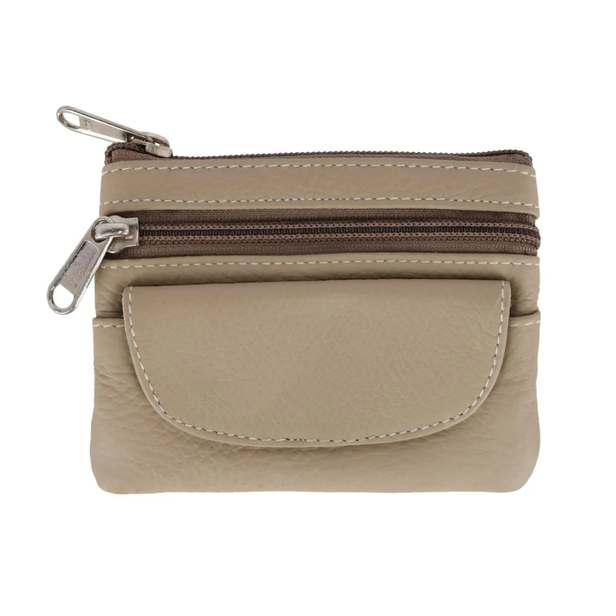 Women's Leather Coin Purse with Front Pocket