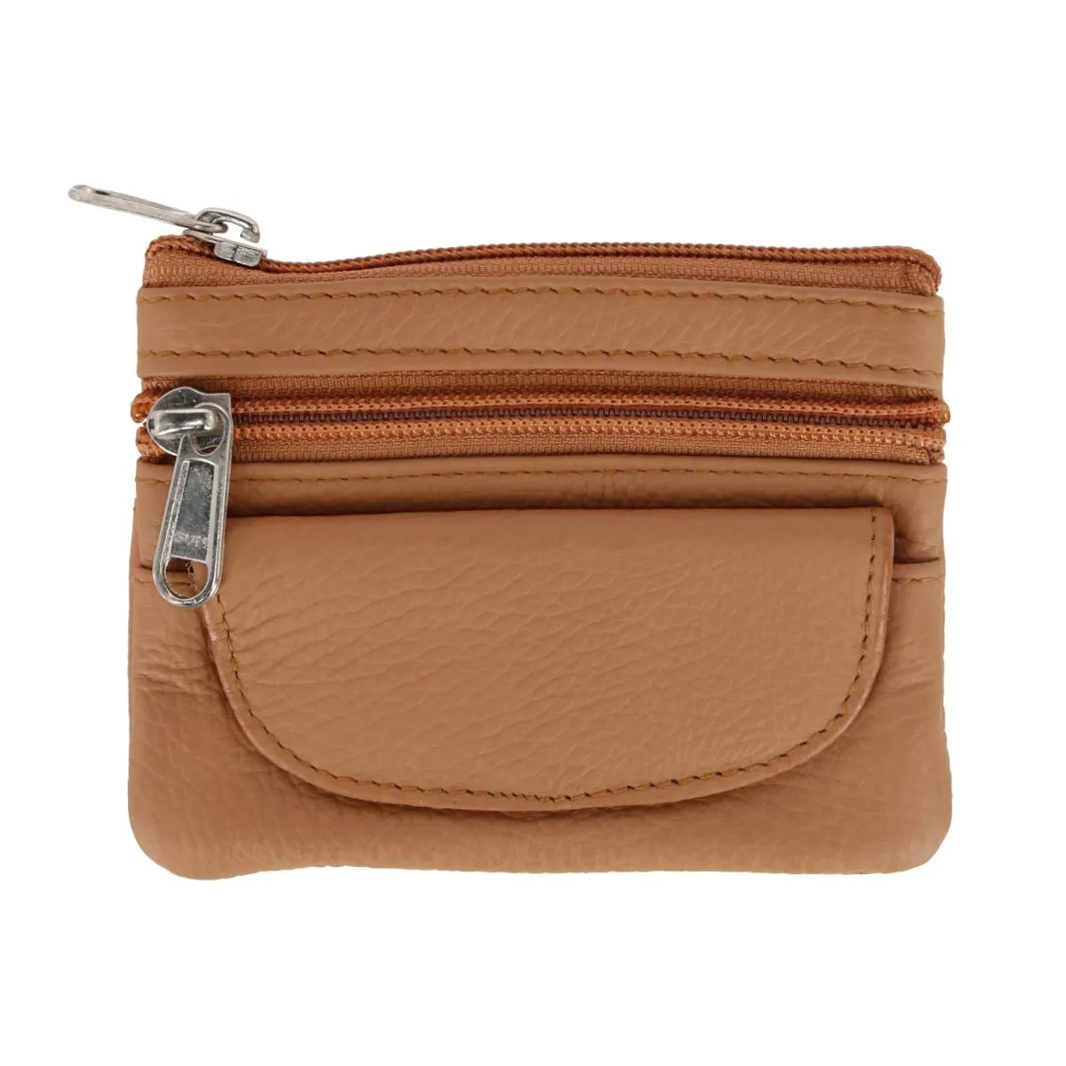 Women's Leather Coin Purse with Front Pocket
