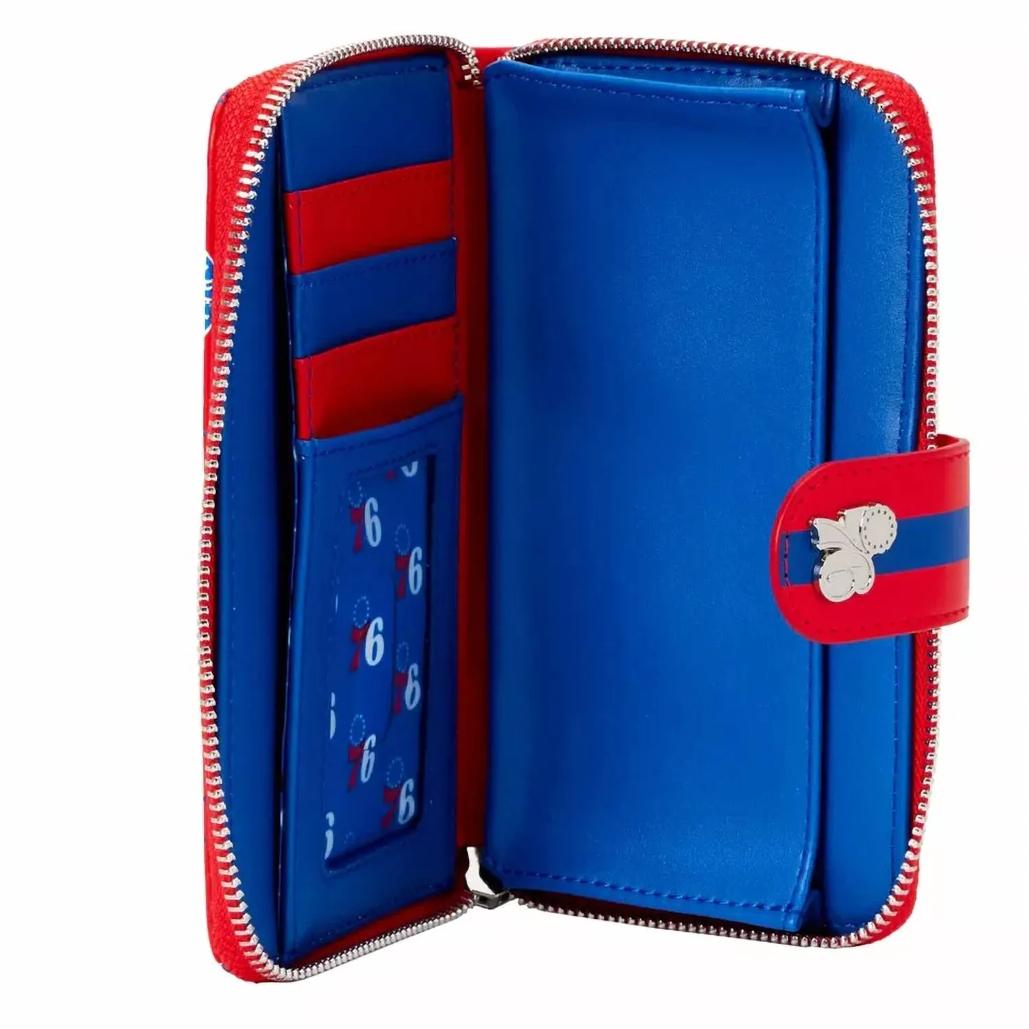Women's Nba Philly 76Ers Logo Wallet In Multi