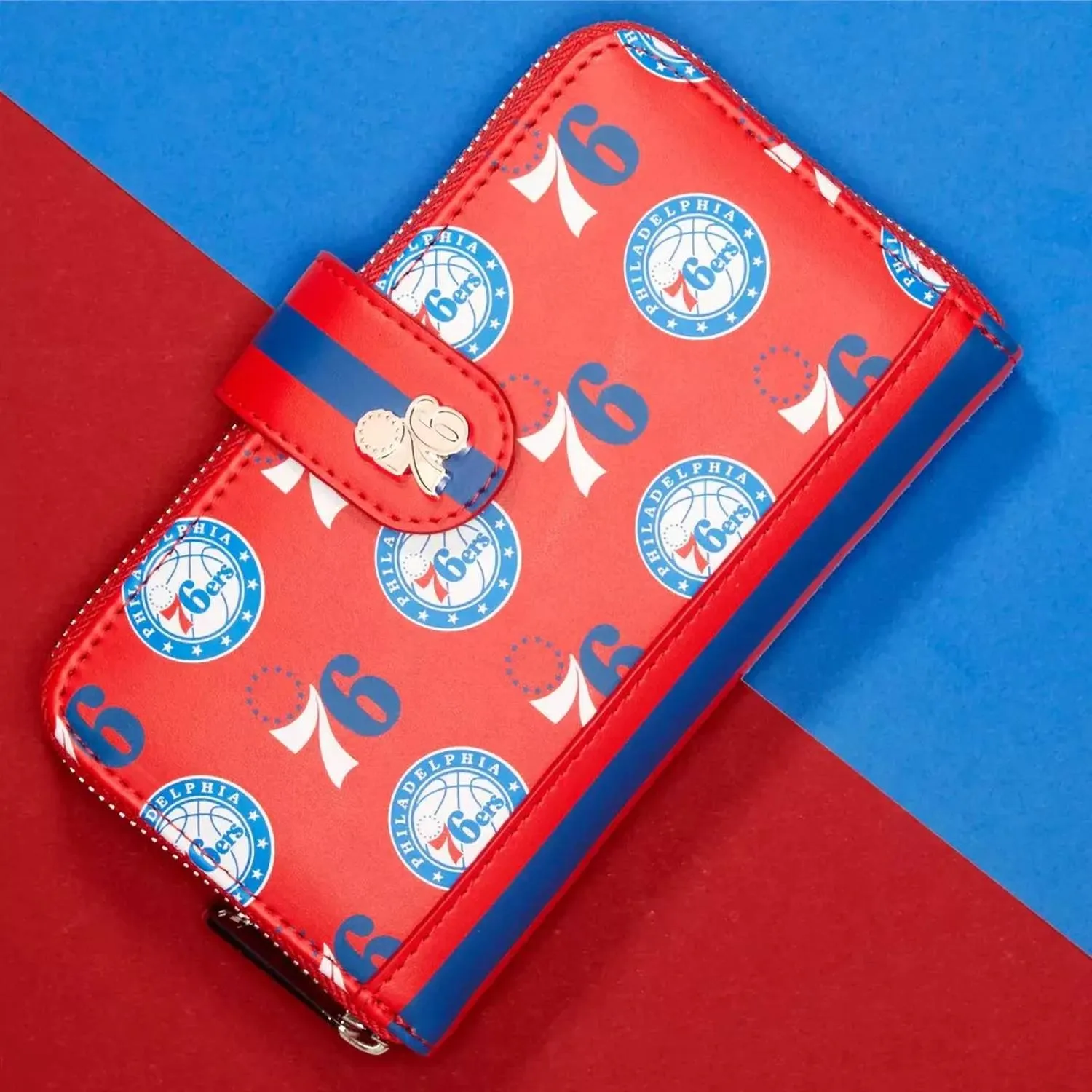 Women's Nba Philly 76Ers Logo Wallet In Multi