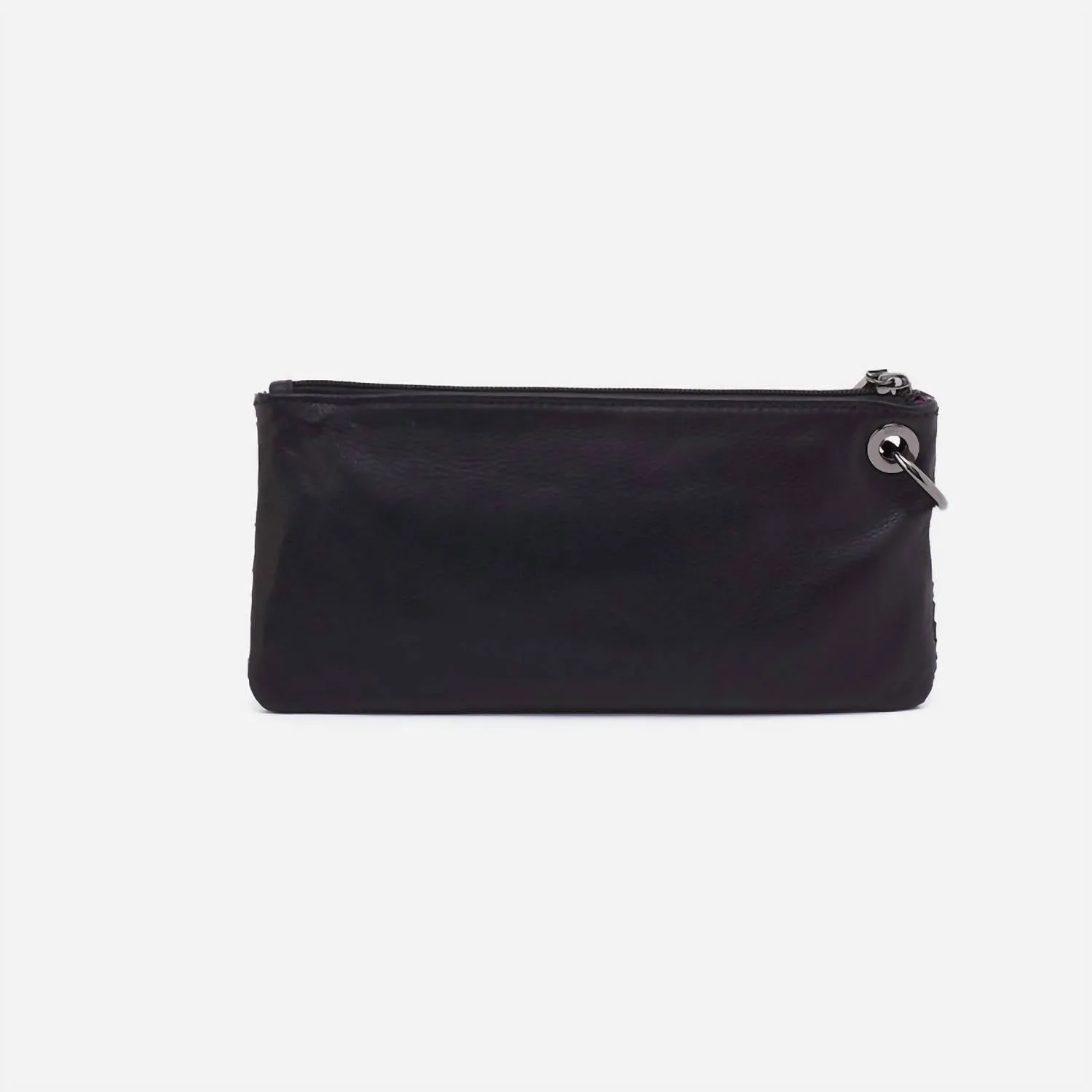 Women's Vida Wristlet Wallet In Black Metallic Woven