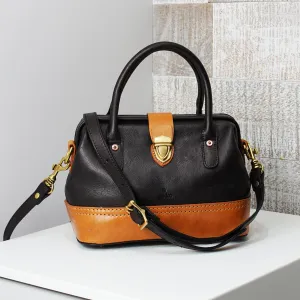 Wonder 'XL' Vintage Top-handle Satchel - Black